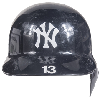 2009 Alex Rodriguez Game Used New York Yankees Batting Helmet (JT Sports)